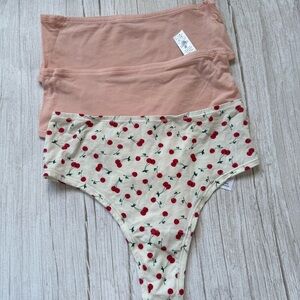 Play Assorted 3-Pack High Waist Thongs Hanky Panky